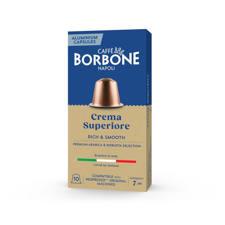 Caffè Borbone Crema Superiore Nespresso Kapseln 10 Stück a 5 g