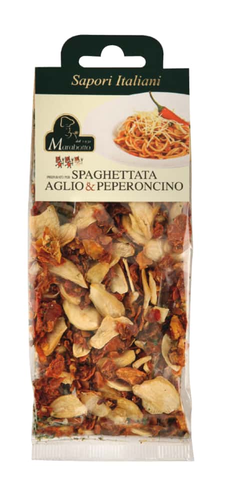 Gewürzmischung für Spaghetti mit Knoblauch und Chili