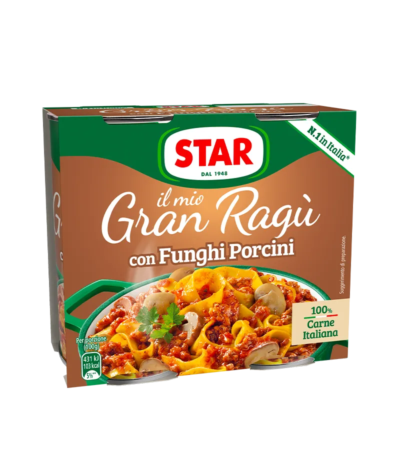 Star Ragú con Funghi Porcini