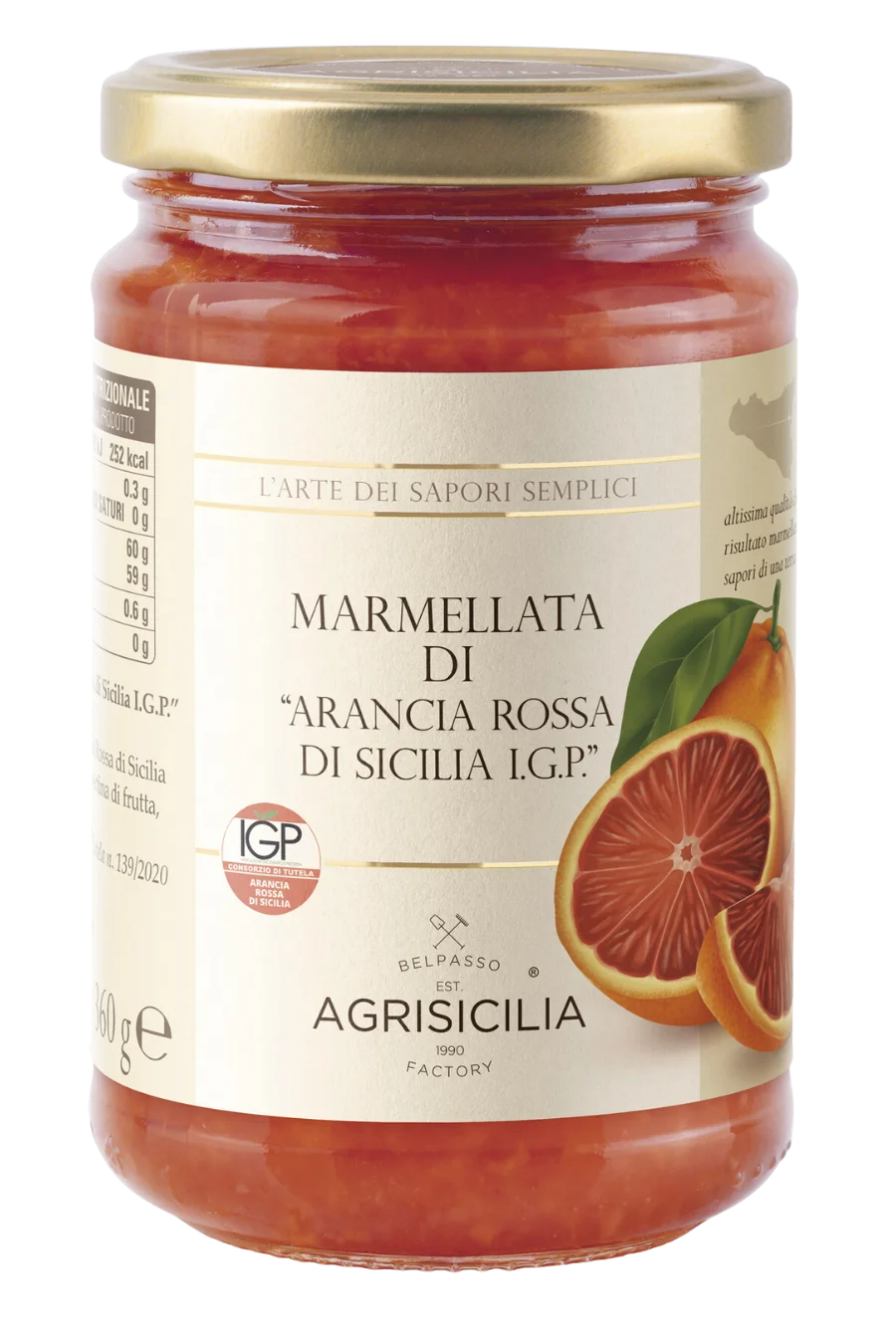 Sizilianische Blutorange „Marmellata di Arancia Rossa di Sicilia I.G.P.