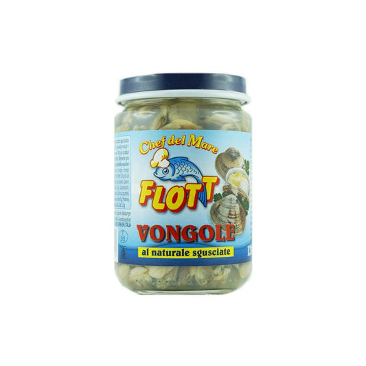 Flott Vongole al naturale sgusciate "Venusmuscheln ohne Schale" in Salzlake